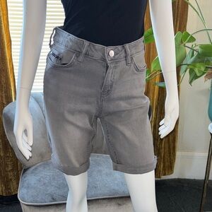 Calvin Klein Jeans Gray Denim Bermuda Shorts